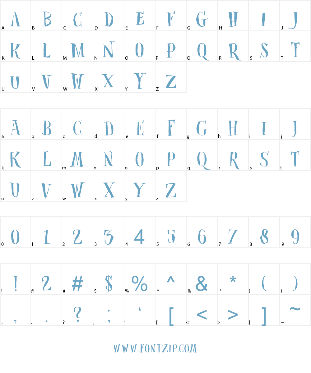 DK Closet Skeleton Font Character
